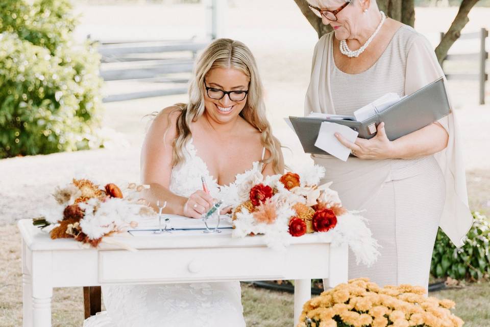 Beautiful Backyard Wedding