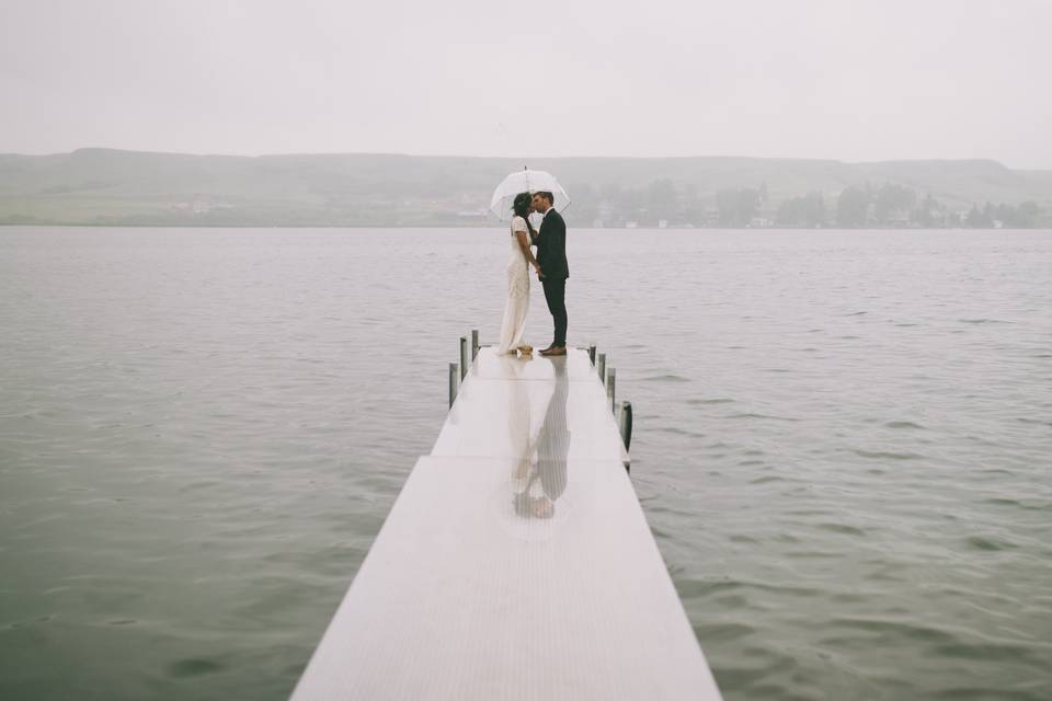 Saskatchewan Lake Wedding