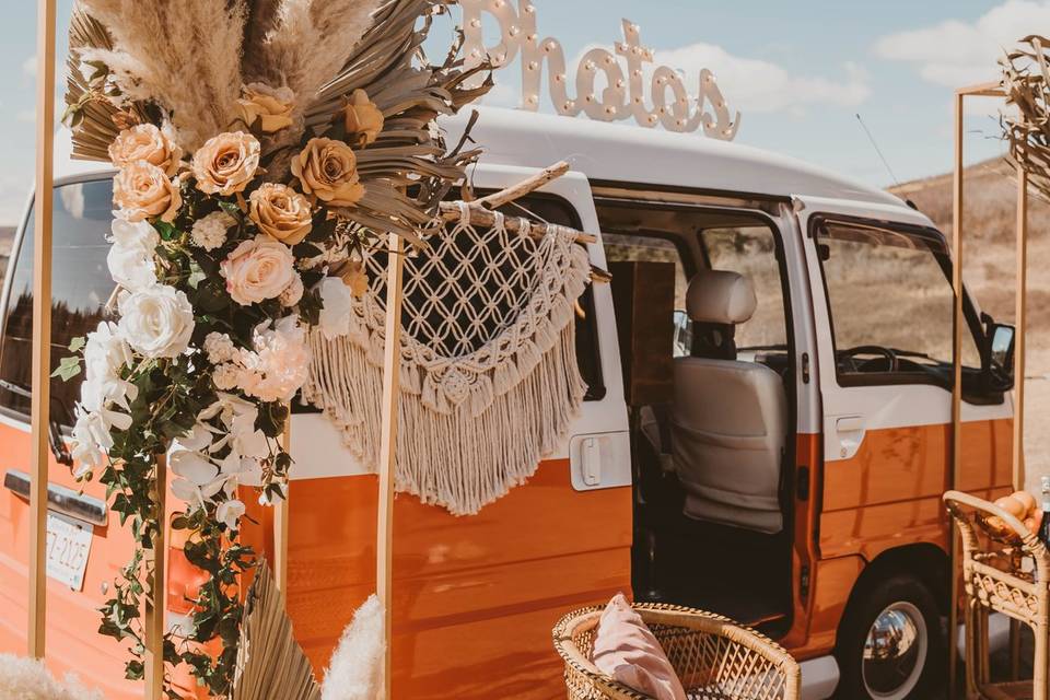 Cozy Boho Inspired Photobooth