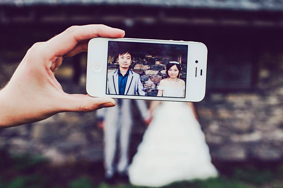 IPhone Wedding Photo