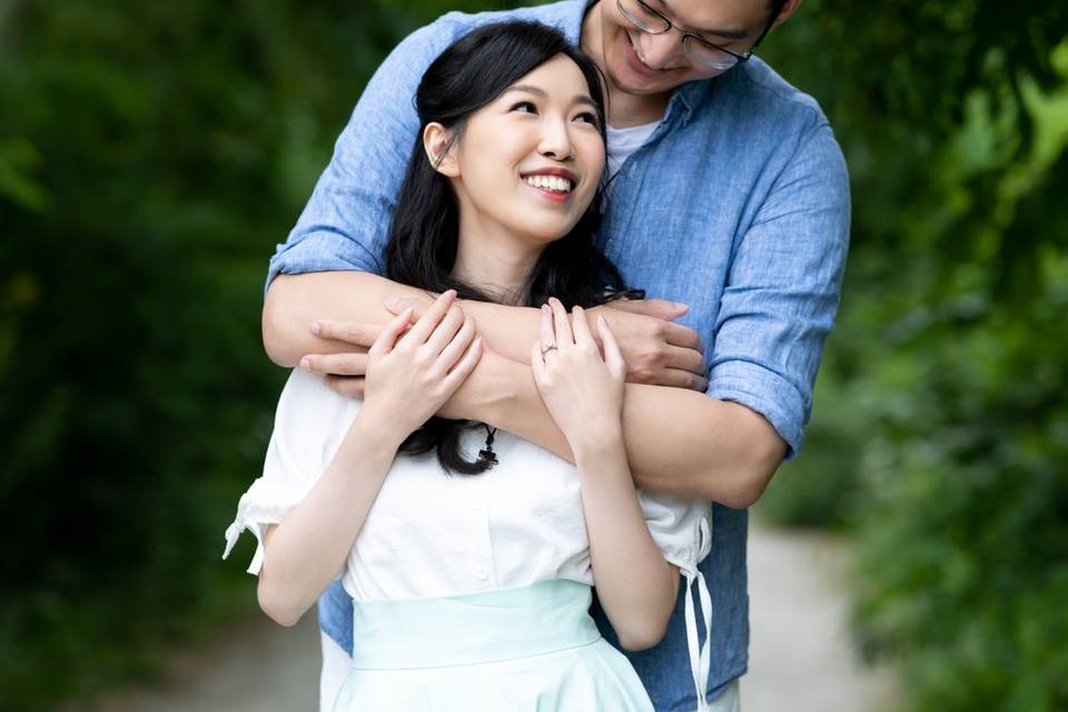 Scarborough bluffs engagement