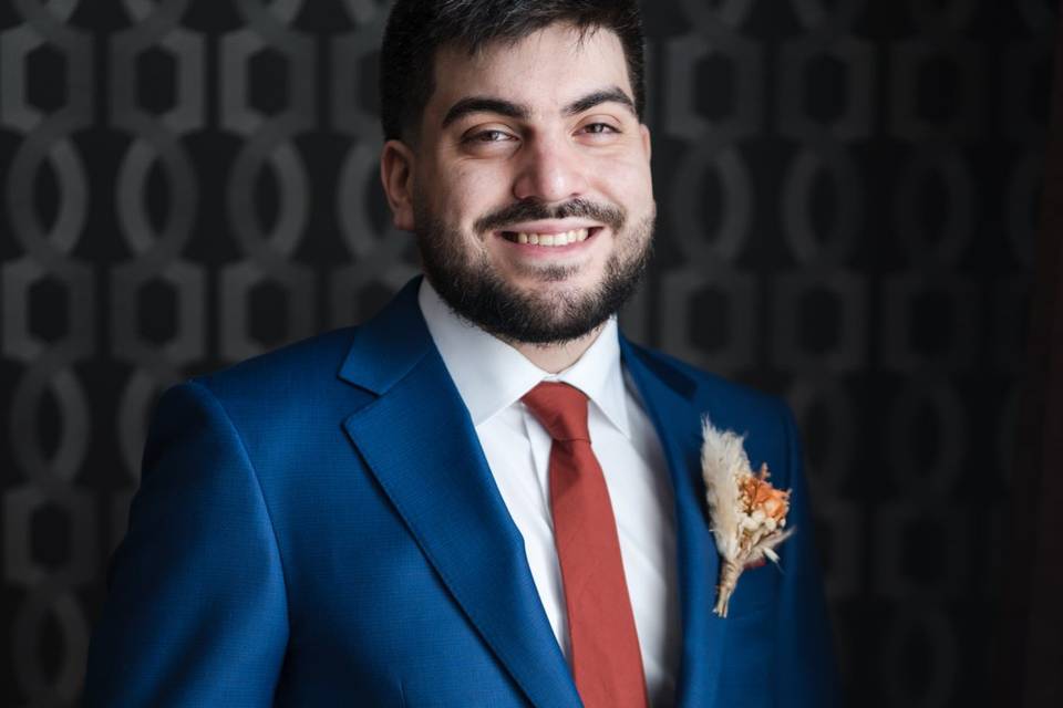 Groom portrait