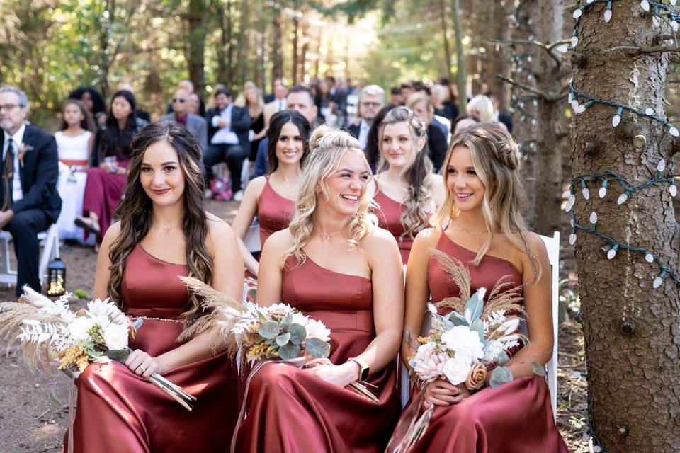 Kortright Centre bridesmaids