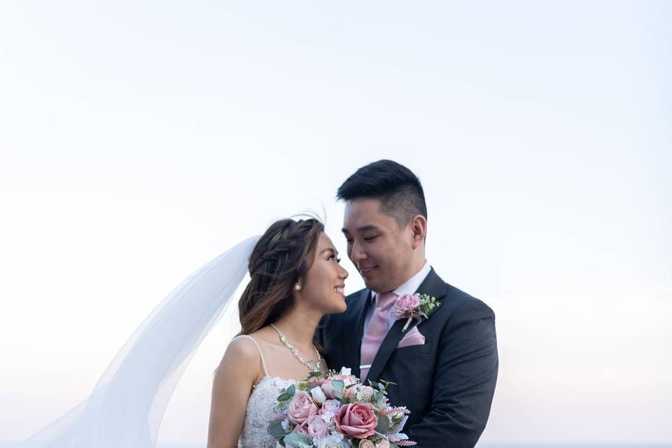 The Pearle Hotel newlyweds