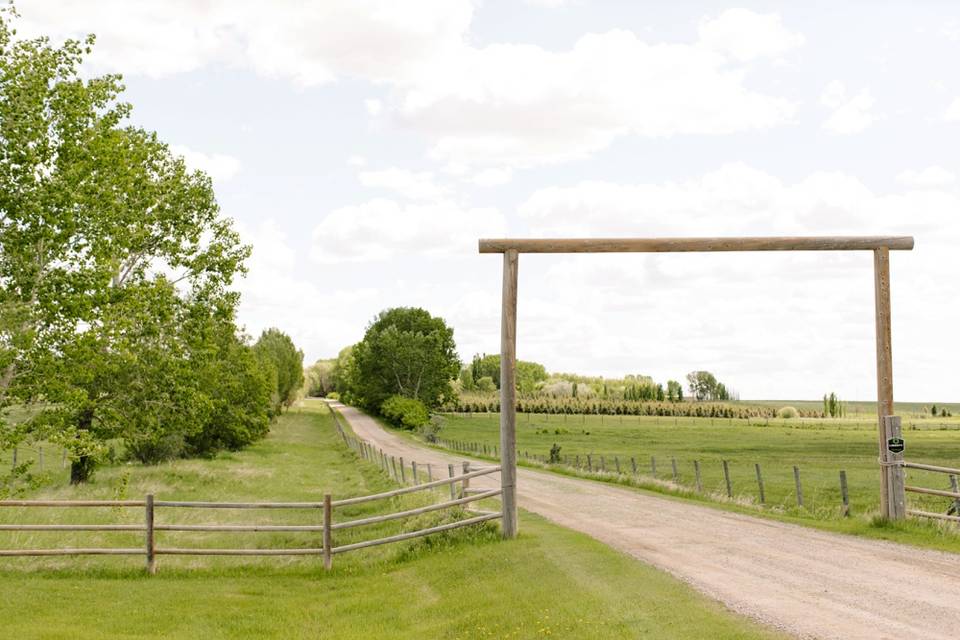 Guest Ranch Entrance