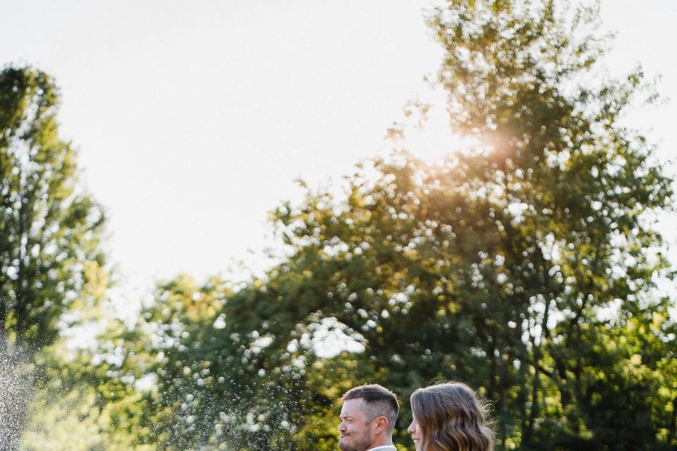 Laval, Quebec bride and groom