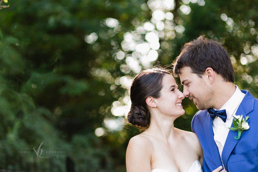 Laval, Quebec bride and groom