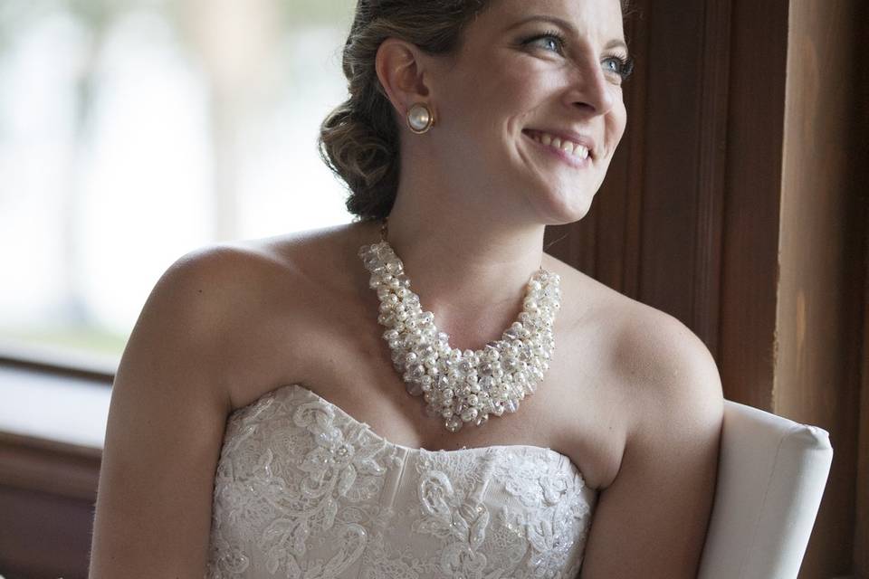 Dressing the bride