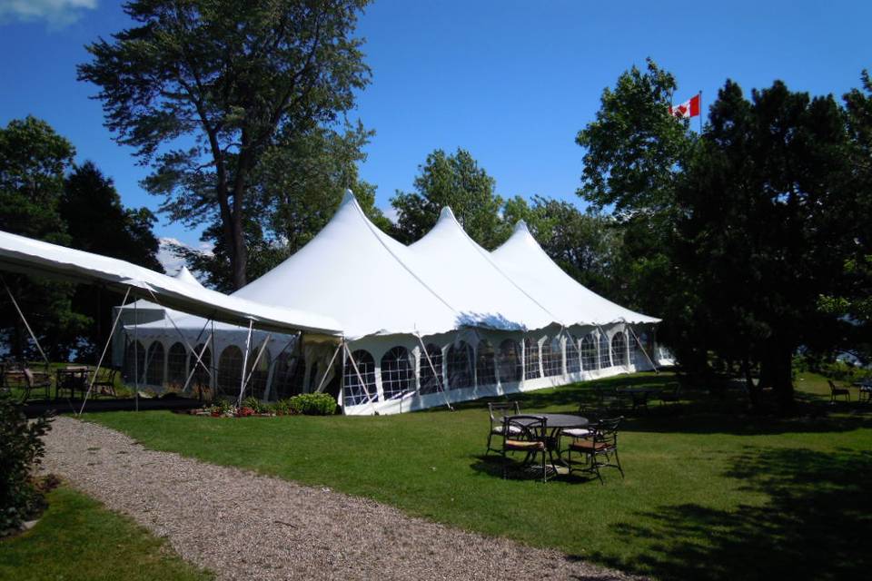 Tent wedding - Forest & Stream