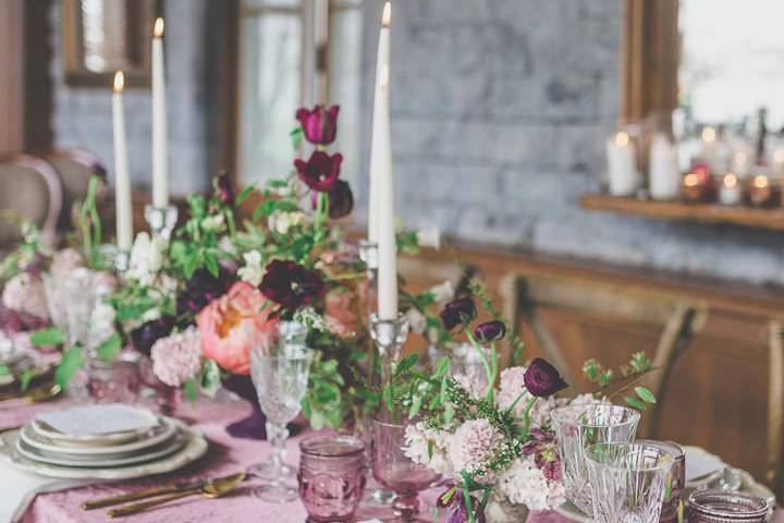 Lavender table Forest & Stream