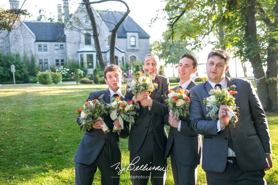 Groom & groomsmen