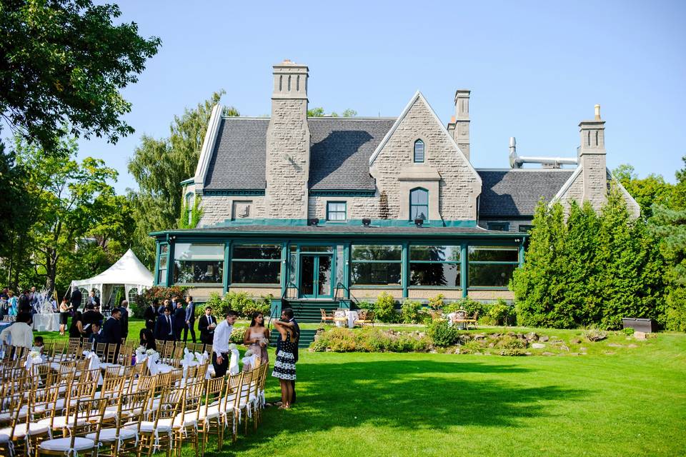 Ceremony outdoors