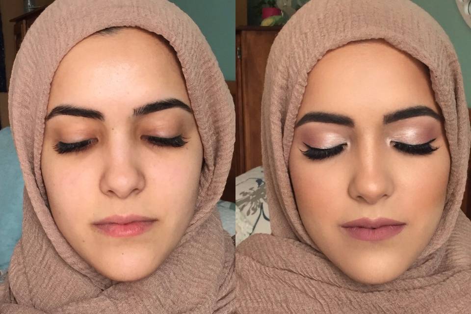 Arabic bridal makeup