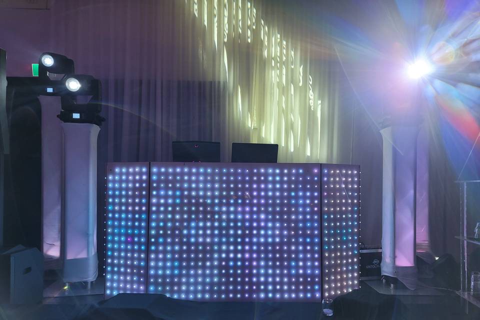 Led Dj Booth Cover