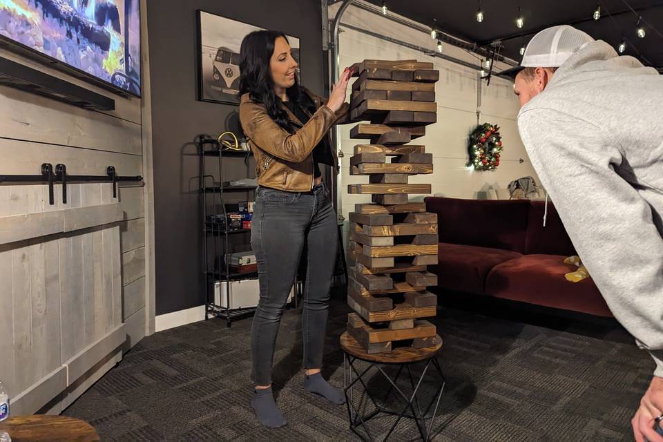 Giant jenga rental