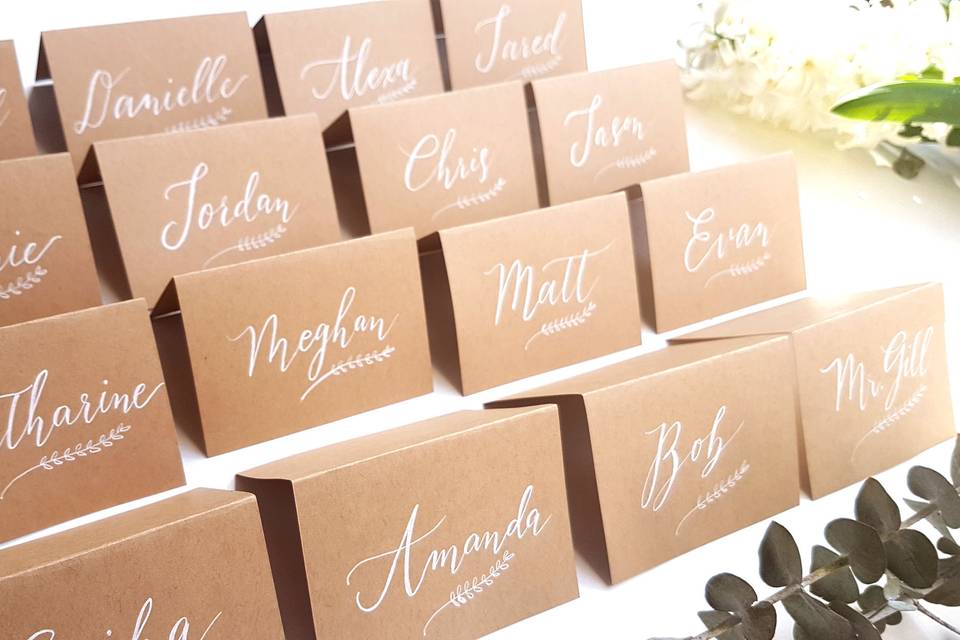 Escort cards