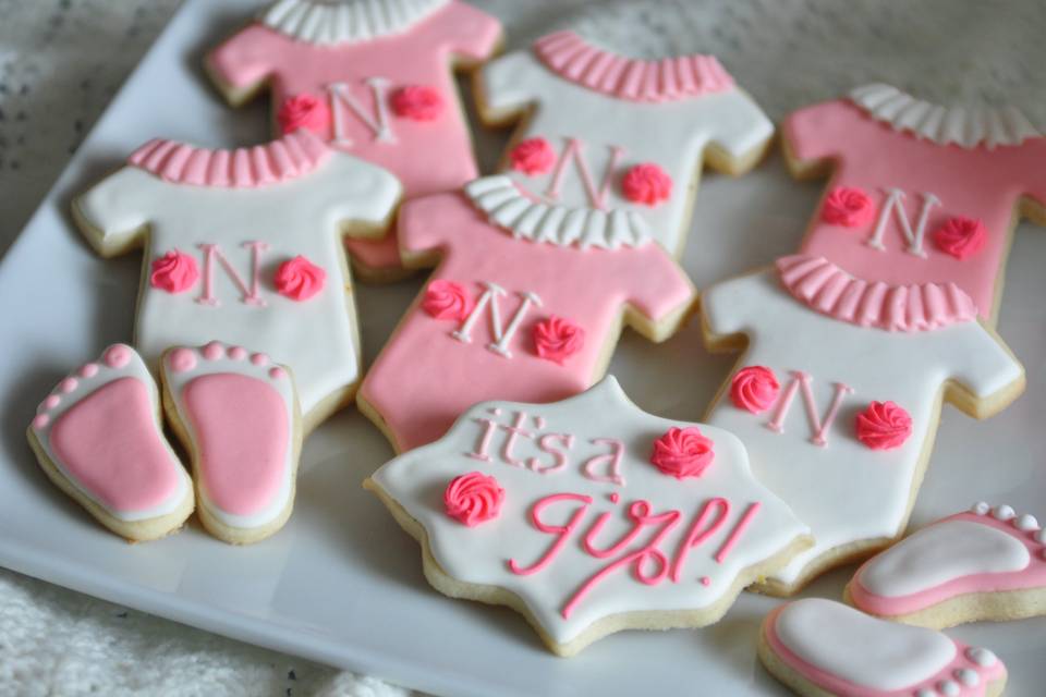 Decorated sugar cookies