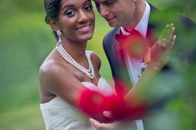Saint-Laurent, Quebec wedding couple