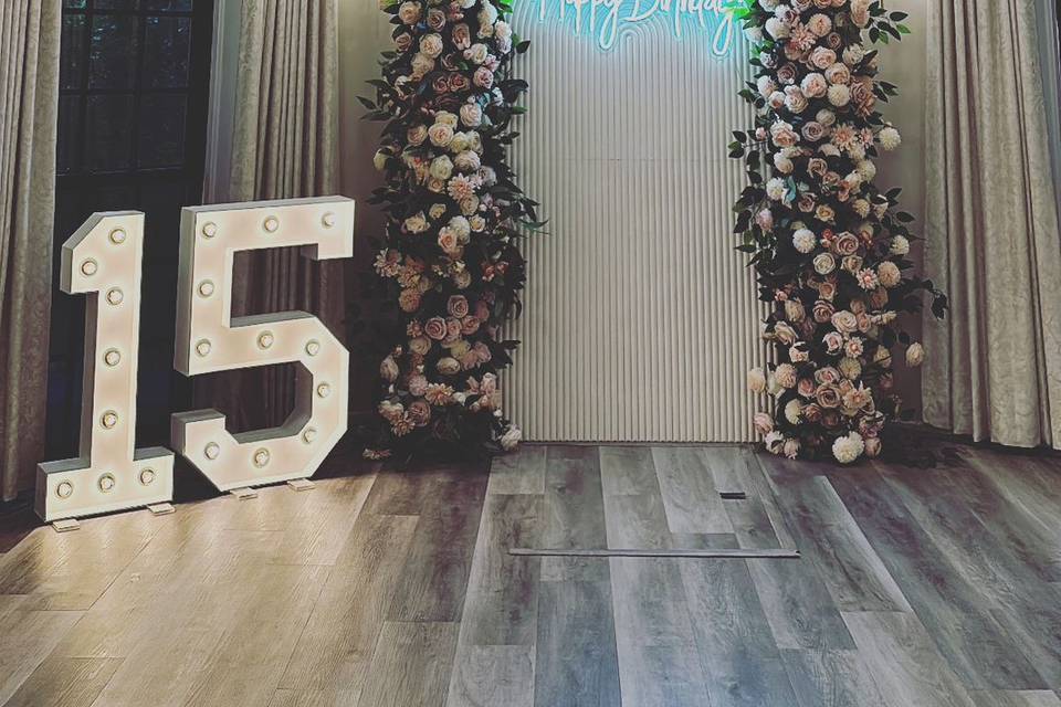 Her Birthday Backdrop Package