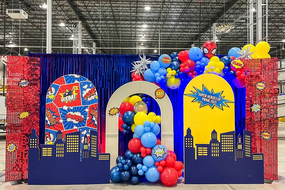Themed Balloon Backdrop Combo