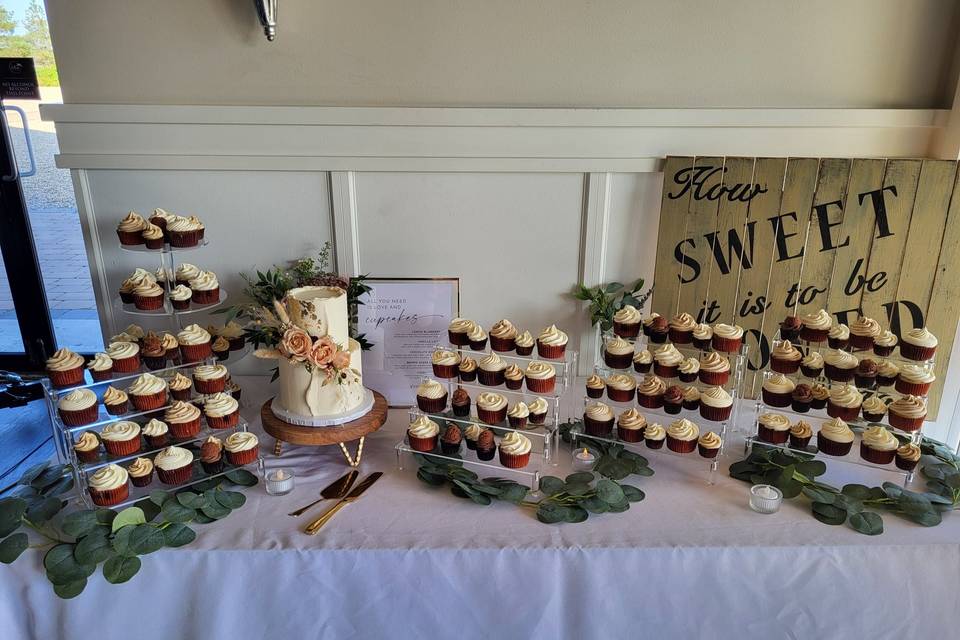 Cake table set-up