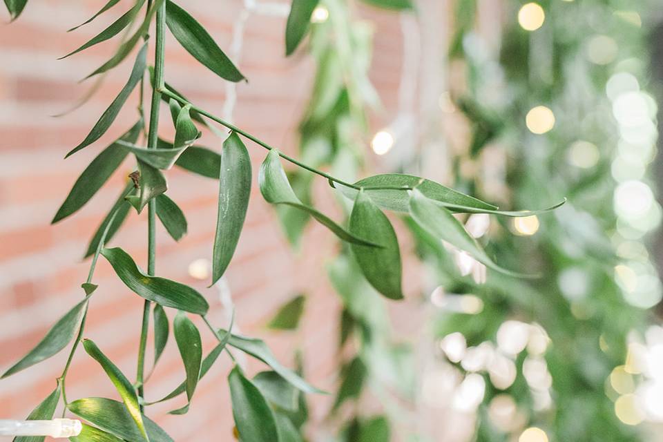 Strands of greenery