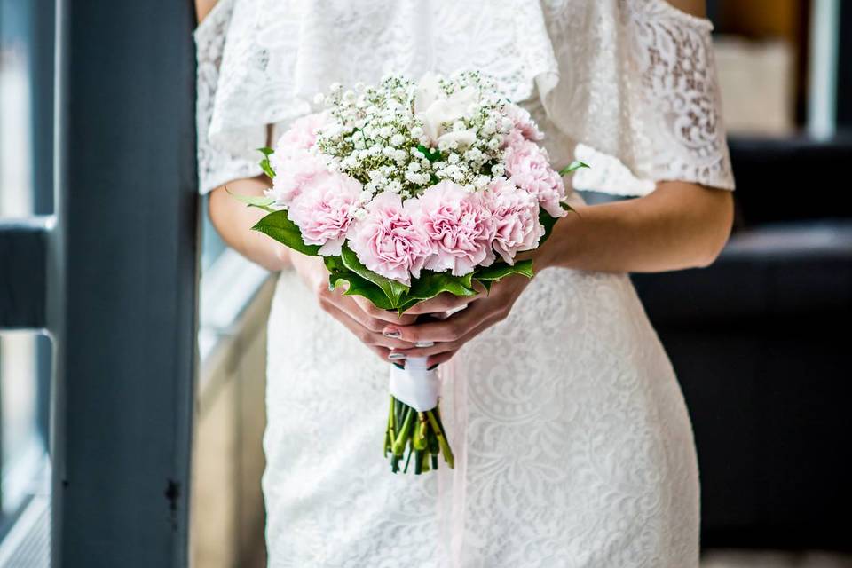 Burgundy wedding