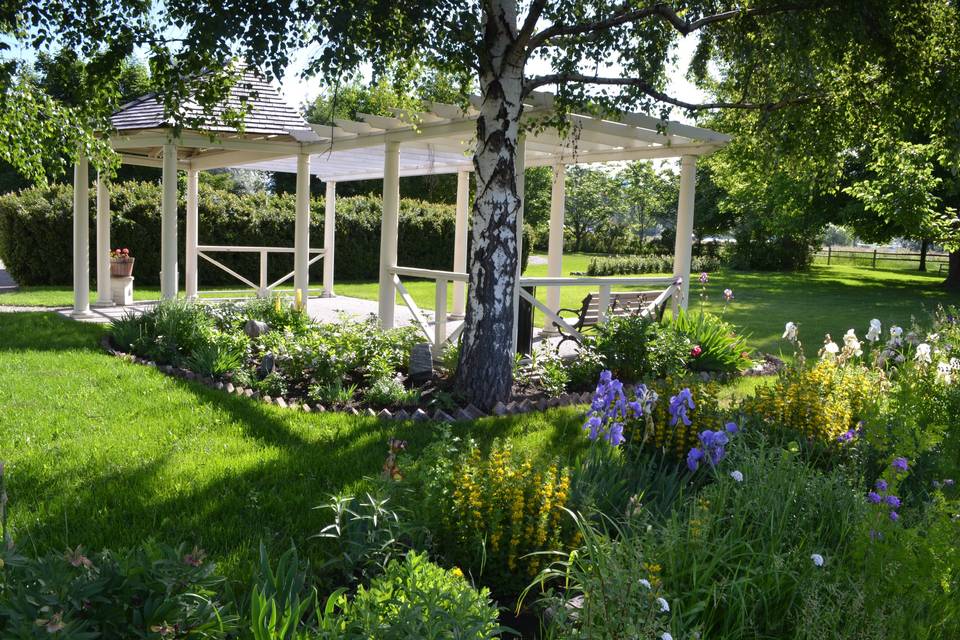 Gazebo and arbour