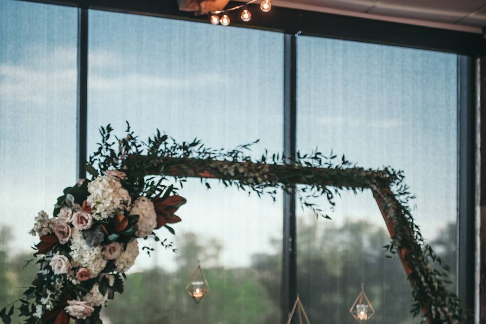 Archway with flowers