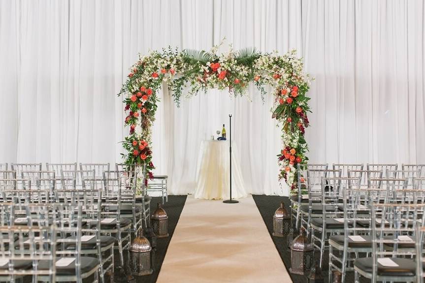 Onsite ceremony in Ballroom