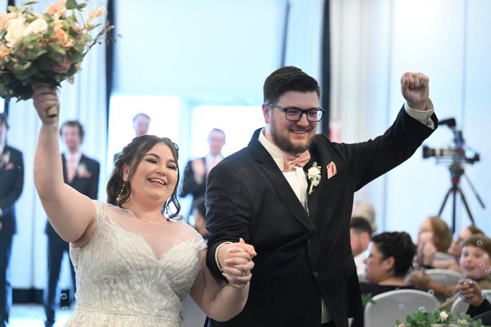 Victory after the ceremony