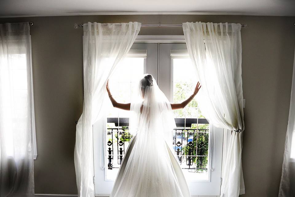 Bride window view