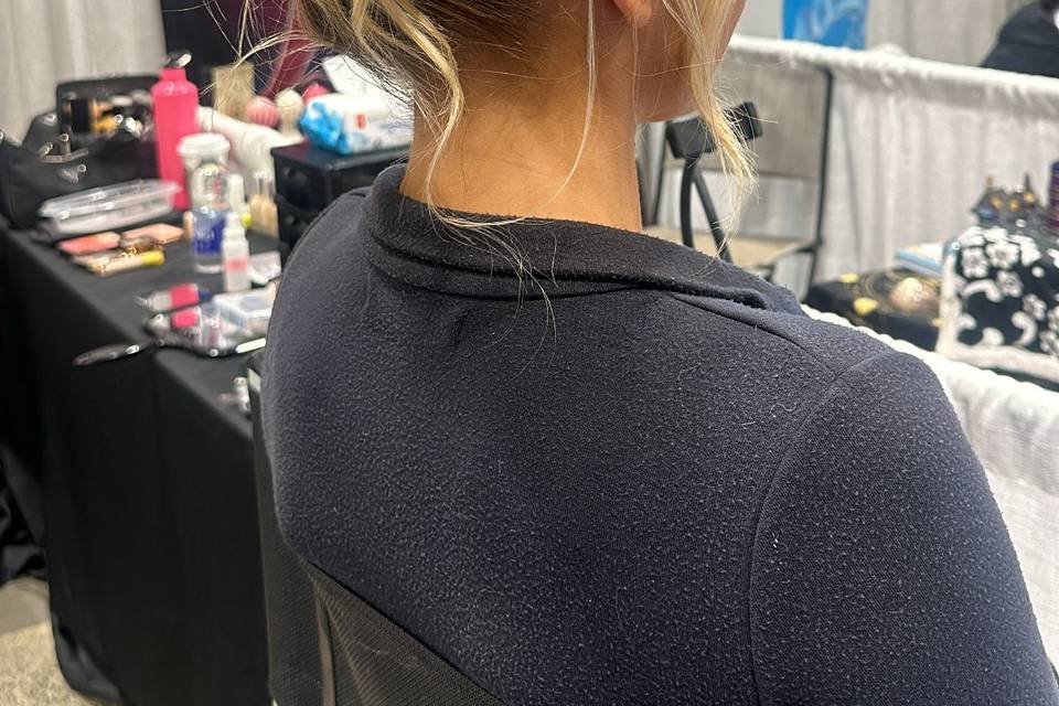 Classic Tousled Updo