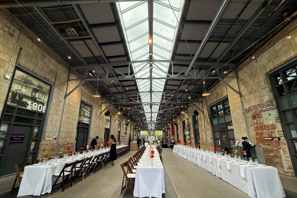 Long table set up