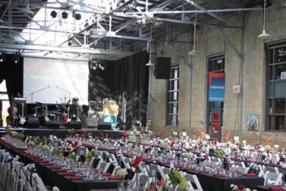 Barn 2 with stage and screen