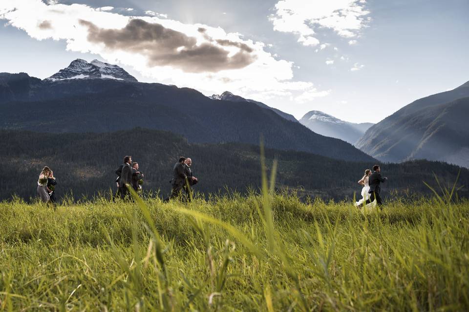 Mountain wedding