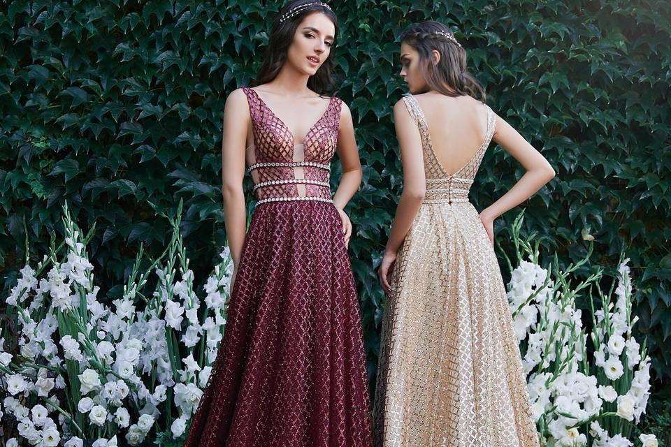 Stylish evening gowns