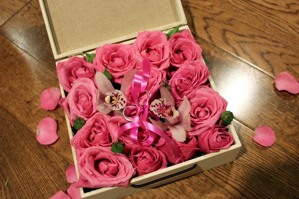 Roses ring box