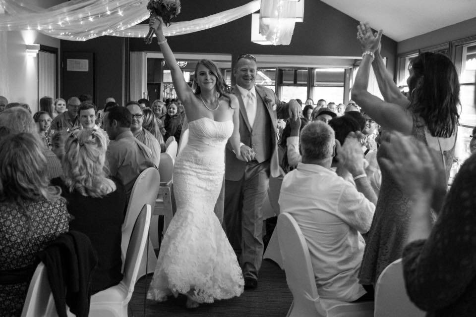 Making a grand entrance