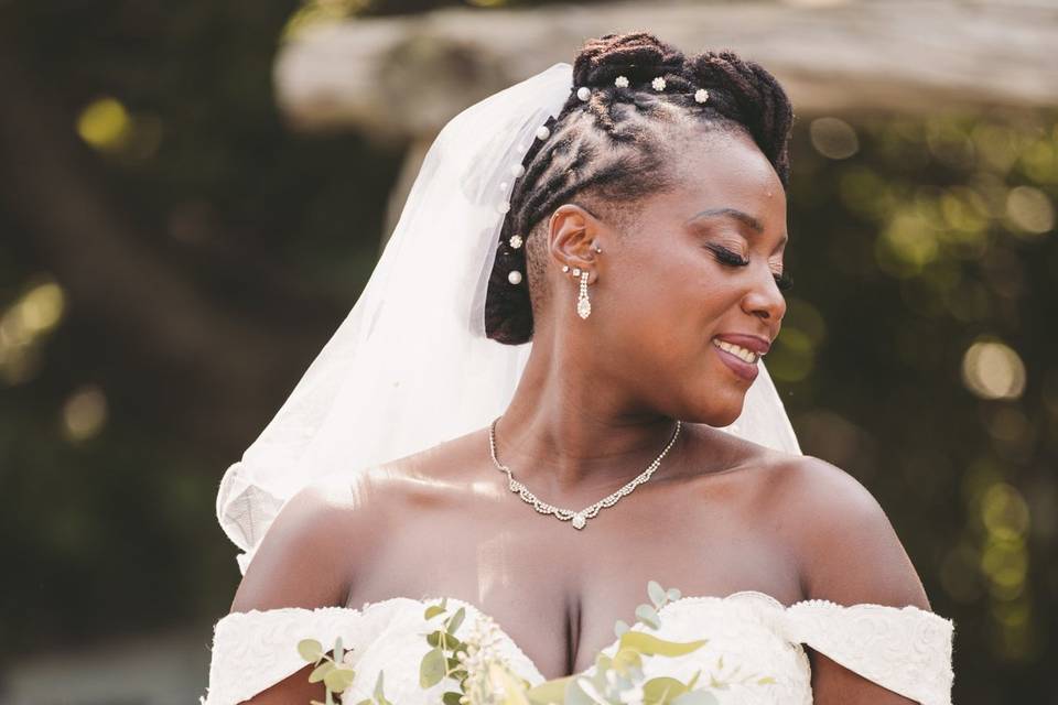 Beautiful newlywed