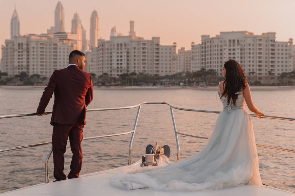 On the water