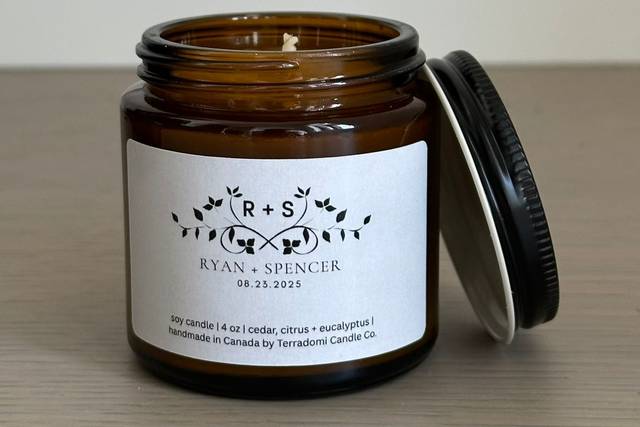 Affordable Wedding Candle