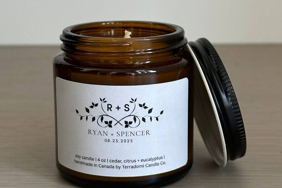 Affordable Wedding Candle