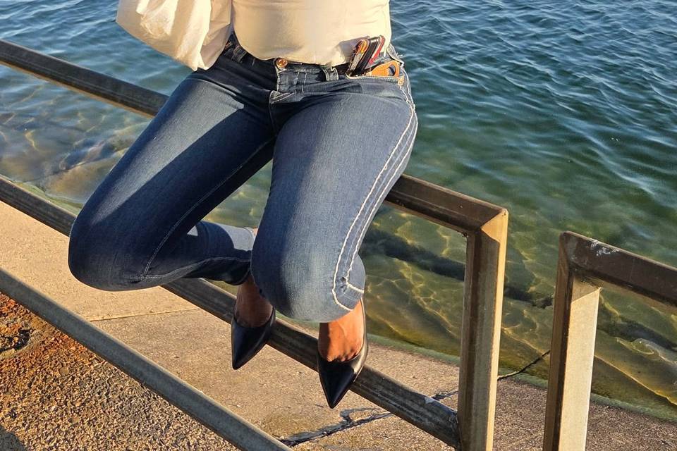 Lake side reminiscing