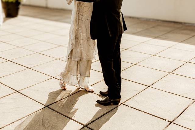 Rooftop wedding in Hamilton On