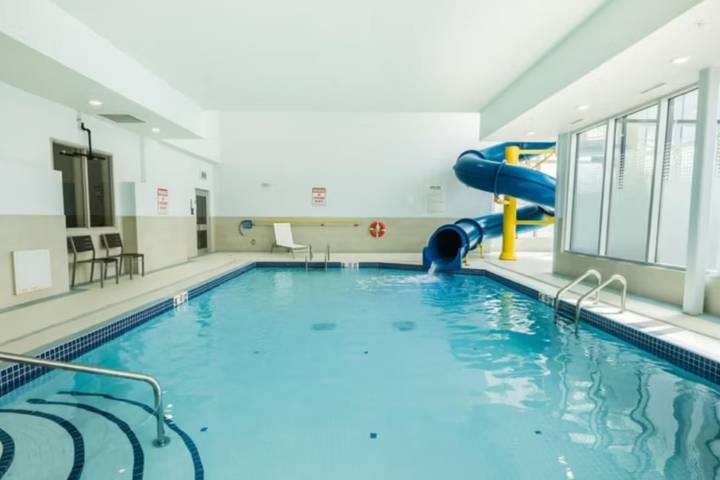Pool, Waterslide, Hot Tub