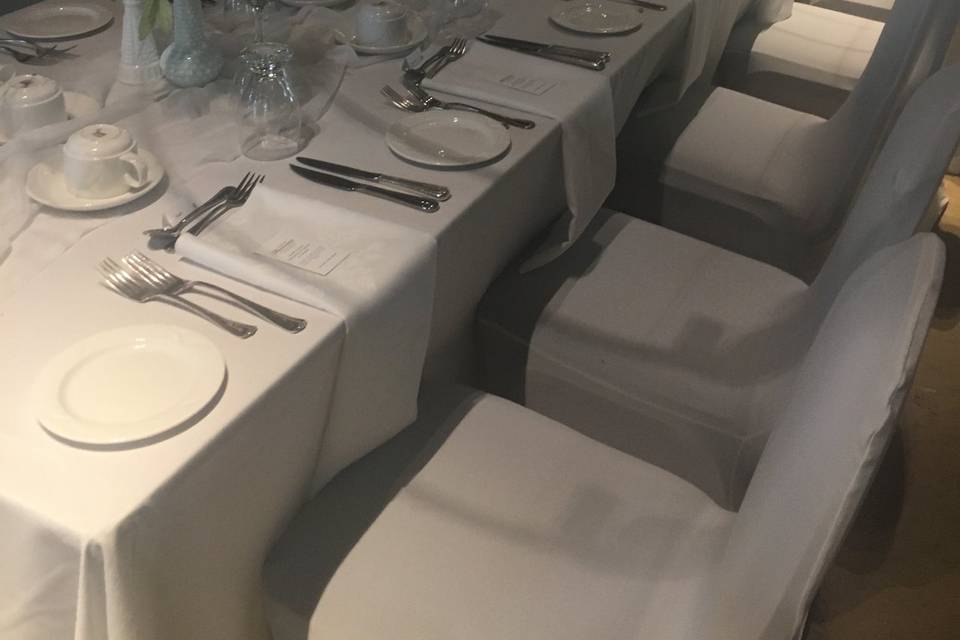 White table linen