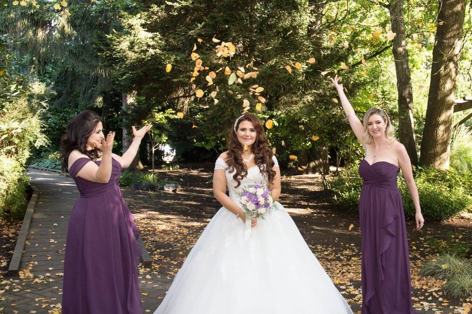 Nice fall wedding