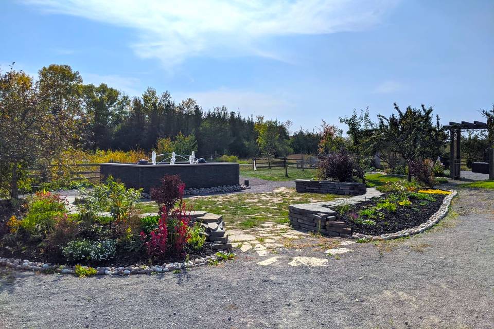 Gardens in the sunshine