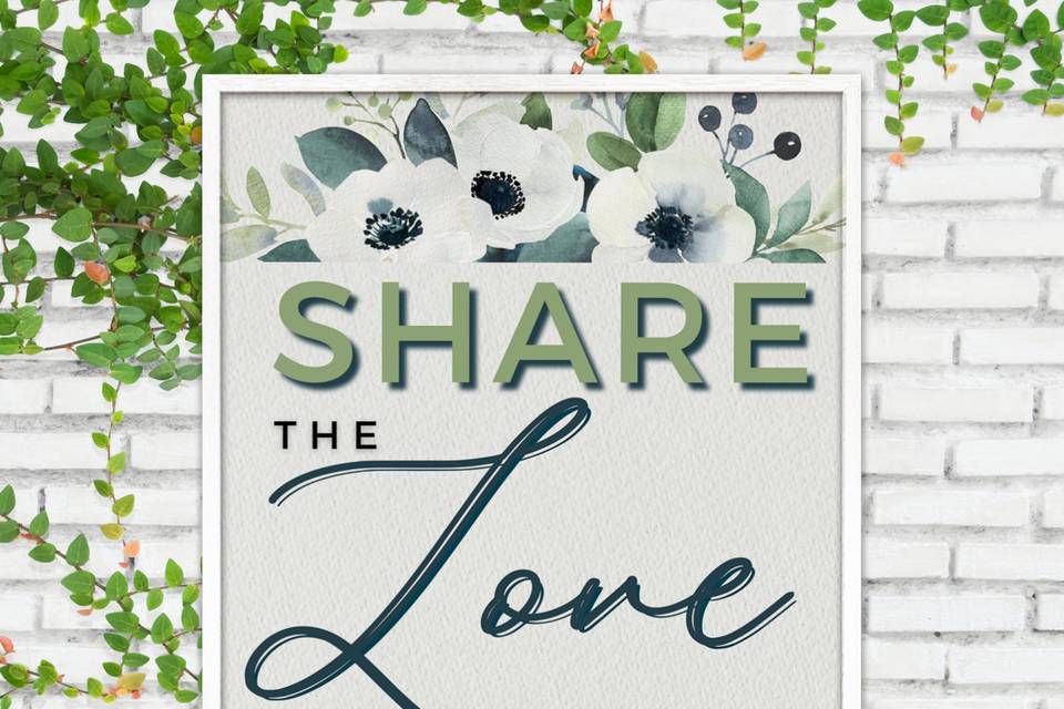 Share the love sign